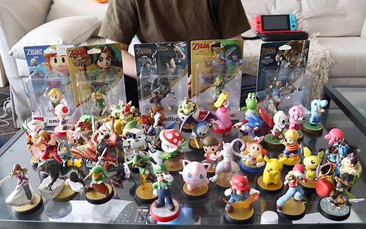 Nintendo任天堂 Amiibo 开箱和收藏全展示 马里奥 塞尔达 宝可梦