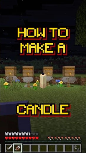 Minecraft: How to make a Candle | Recipe 170