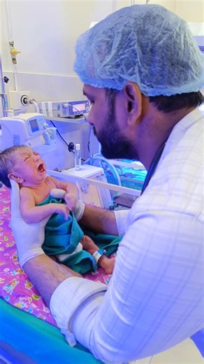 cute baby hunger cry mom is coming 🥰