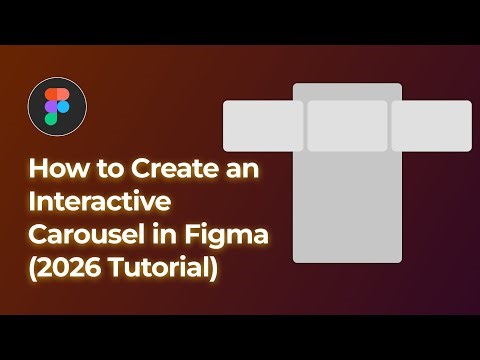 How to Create an Interactive Carousel in Figma (2026 Tutorial) || Ferdaus Tech