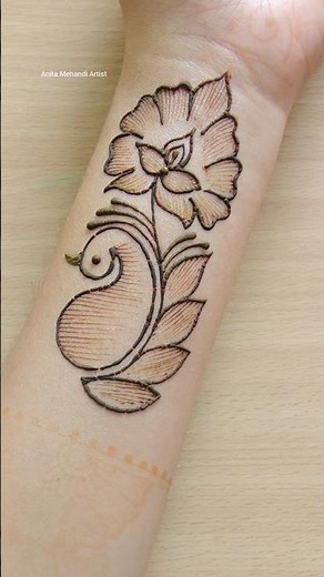 Beautiful shaded mehandi design #mehndi #henna #mehndidesign #letestmehndi