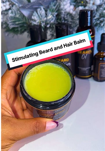 Stimulating Beard and Hair Balm for Growth