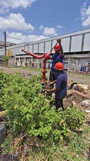 Fire Monitor Nozzle Inspection Greasing & Pressure Testing 🔥Safety Training Demo #totaltechservices