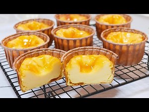 簡単！しっとり濃厚カップチーズケーキの作り方 How to make a rich cup cheesecake