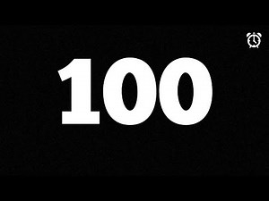 100 Second Countdown Timer (4K) | 1 Minute 40 Seconds Timer | How To | AJ AND DJ PRODUCTIONS