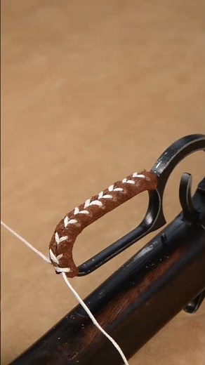 WAYNE'S DOG Leather Lever Wrap for Lever Action, Handcrafted