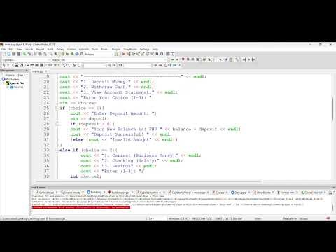 Banking System using C++ programming || Pedregal & Saludadez