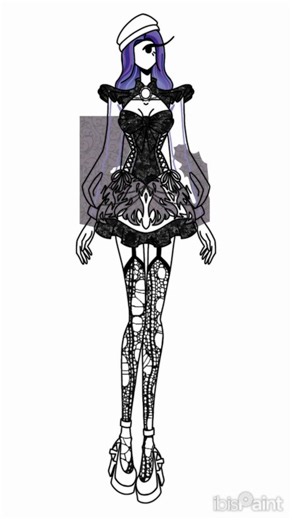Draw Spectra Vondergeist as a fashion designer #art #monsterhigh #fashion #illustration