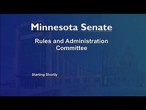 Committee on Rules and Administration with Subcommittee on Committees Following - 01/06/26