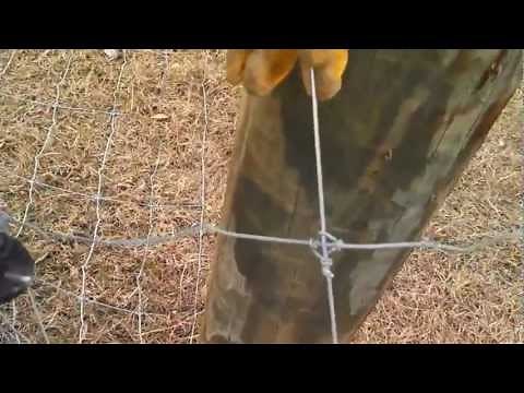 Stripping Knots on a High Tensile Fixed Knot Fence