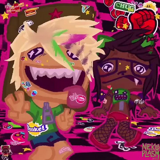 EXCLUSIVE LIMITED EDITION SCENE QUEEN LITTLE BIG PLANET ART #littlebigplanet #lbp #scenecore #scene #scenekid #emo #scenequeen #eyestrain #sackboy #fyp #foryoupage #digitalart