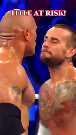 The Rock vs CM Punk – WWE Elimination Chamber. #wwe #wwenxt #wrestling #shorts