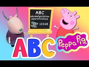 learn the abc for Children Learning Alphabet with peppa pig Toys