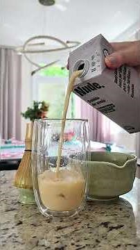 Receita Matcha com leite gelado! MELHOR RECEITA!!!