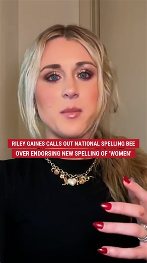 200K views · 3.7K reactions | WAR OF WORDS: Riley Gaines blasts the National Spelling Bee for allowing feminist spellings for third-graders | Fox News | Facebook