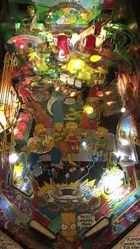 The Simpsons Pinball Machine Review & Gameplay - 8.625