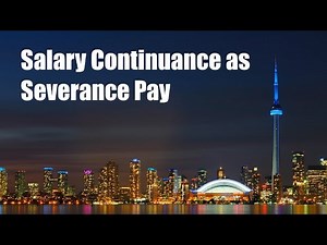 Salary Continuance as Severance Pay