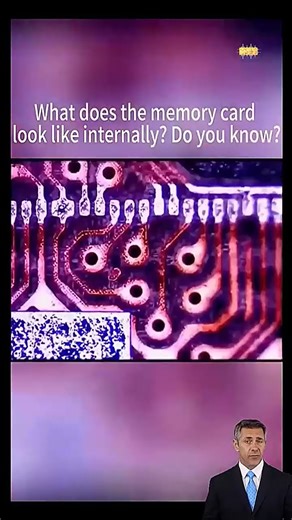 The Internal Structure of a Memory Card #electronicssmt #smtpcbdesign #pcb #smt
