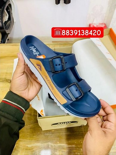 Adda Men’s Dual-Strap Sliders | Adda flip flop | Adda 0111 | Adda Made in Thailand #addathailand