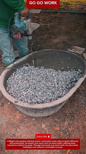 Hand - Operated Demolition Drill for Rock Crushing and Material Processing in Outdoor Work Sites