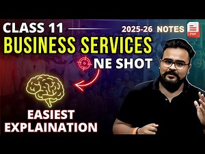 BUSINESS SERVICES class 11 ONE SHOT | business studies chapter 4 | GAURAV JAIN