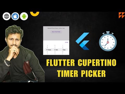 Flutter Cupertino Timer Picker