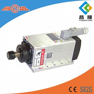 [Hot Item] Electric Air Cooled Spindle Motor 3.5kw 18000rpm with Installing Flange for Wood Engraving CNC Router machine