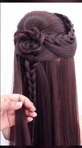 Simple Ponytail Hairstyle Tutorial for Girls #hairstyle #fashion #hair #hairtutorial