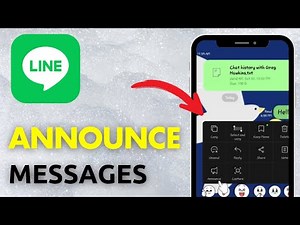 How to Announce Messages in LINE 2024?