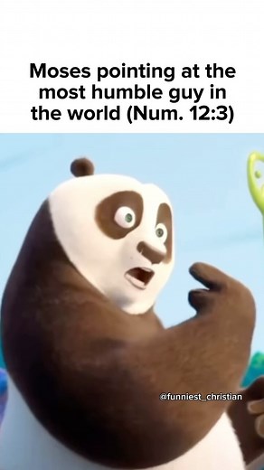 hunner on Instagram: "Numbers 12:3, which was written by Moses, says, “Now Moses was a very humble man, more humble than anyone else on the face of the earth.” Because this is God’s word, this statement is ultimately true, it’s just ironic because Moses wrote how he was the most humble man ever. EDIT: also shout out to @terrible_christian_memer cus we both made the same meme, but he posted first 🙏 so give him a follow!!!!"