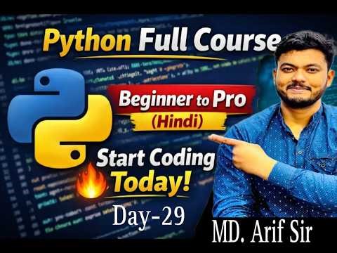 Project work on python(Part - 9)(Day - 29)Just in 30 days