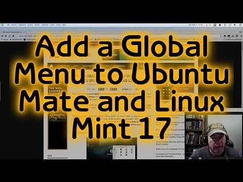 Install a Global Menu on Ubuntu Mate and Linux Mint 17