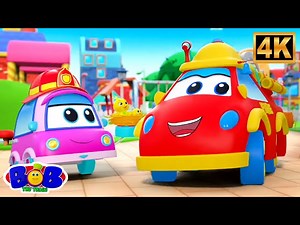 Firetruck Song for Kids, Wheels on the Firetruck Go Round and Round - Videos For Kids