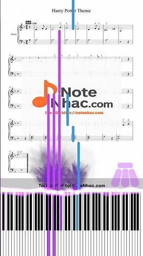 Harry Potter Theme - Free Sheet PDF - Beginner Piano Tutorial