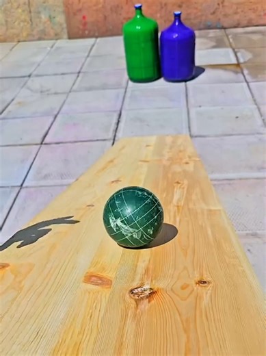 Physics Experiment: Breaking Bottles on Stairs