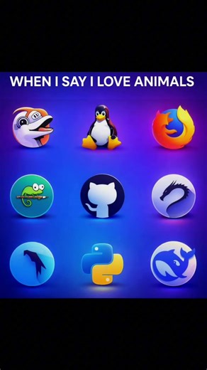 When I Say I Love Animals 🐧🦎🐬 (Developers Will Understand)