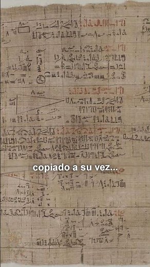 El papiro MATEMÁTICO de Rhind.