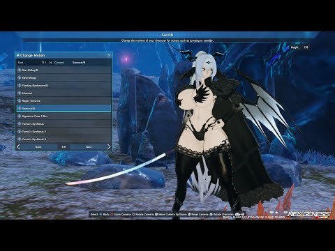 PSO2 NGS Character Creation Tutorial, Cryo Bahamut Mia Spell Sword