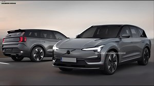 All-New Volvo V90 Cross Country Is a Jacked-Up Electric Station Wagon Dressed in CGI Guise
