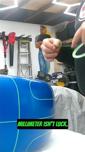 Precision Painting: Matching Bike Tank Sides