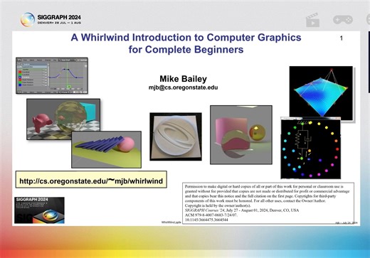 A Whirlwind Introduction to Computer Graphics for Complete Beginners