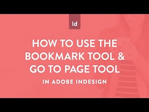 How to work faster using the Bookmark tool and the Go To Page tool (aka Jump tool) in Adobe InDesign