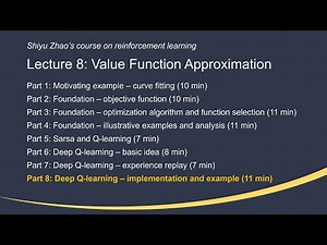 L8: Value Function Approximation (P8-DQN – implementation and example) —Math Foundations of RL
