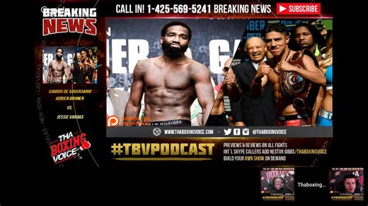 Adrien Broner contra Jesse Vargas! Cambio de adversario