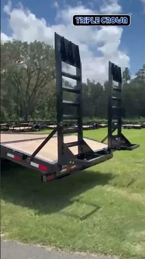 Built to work as hard as you do, this Triple Crown deckover equipment trailer is built for you!