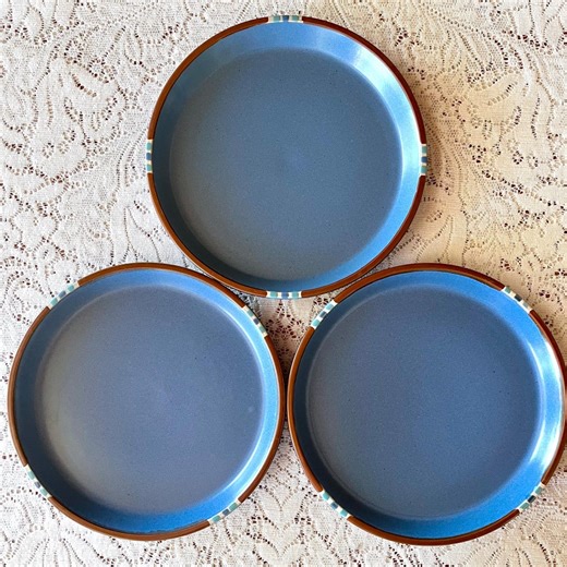 Vintage Dansk "mesa" Sky Blue Stoneware Dinner Plates - by the Piece - Etsy