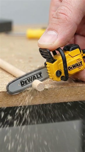 This Dewalt Mini Chainsaw is Insanely Powerful