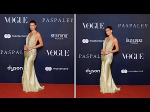 Hailey Bieber Stuns in Plunging Versace Dress With Surprising Menswear Twist 😱✨