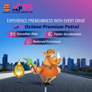 10K views · 85 reactions | A premium fuel that offers you a premium driving experience. #XP95, the 95 octane fuel from IndianOil ensures a smoother ride, faster acceleration and overall greater engine efficiency. Visit the nearest IndianOil Outlet and try it today!​ #IndianOil | Indian Oil Corporation Ltd. | Facebook