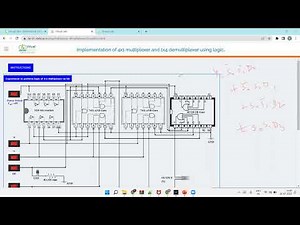 mux & dmux using virtual lab